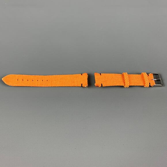 MERCI Orange Yellow Checkered Watch Band - Picture 2 of 5
